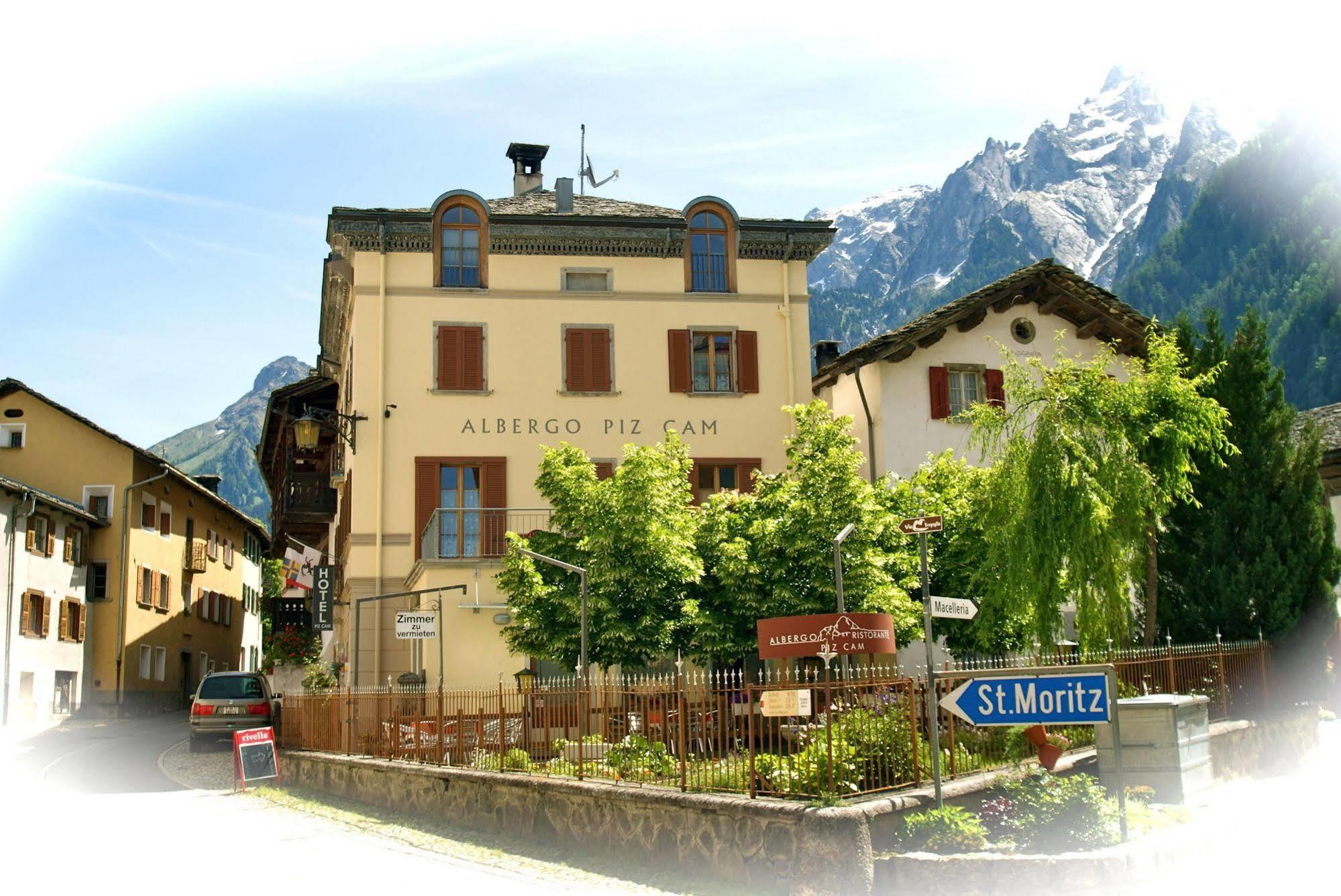 Albergo Piz Cam Vicosoprano Zewnętrze zdjęcie