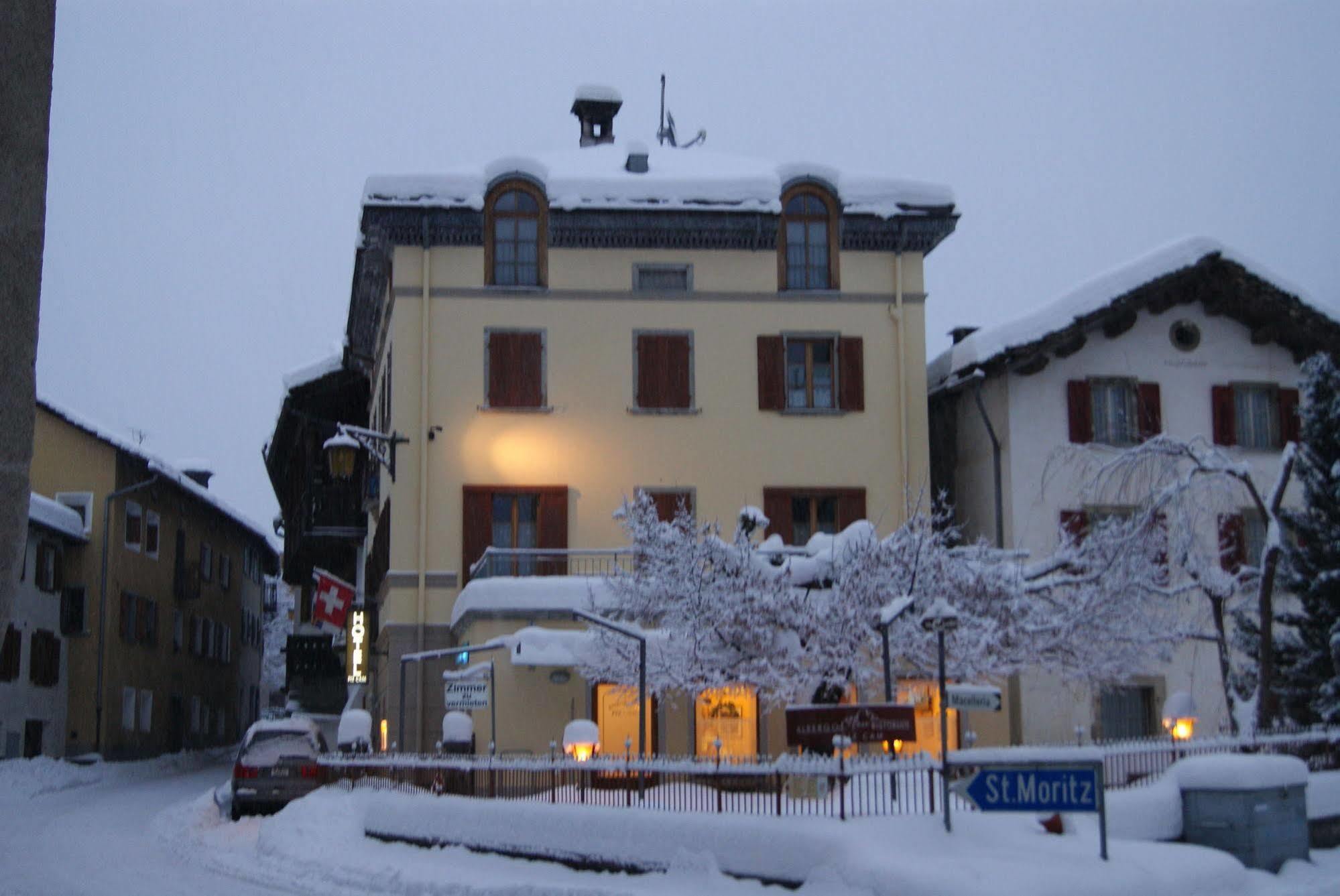 Albergo Piz Cam Vicosoprano Zewnętrze zdjęcie